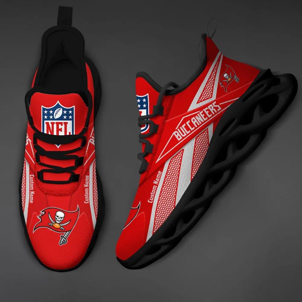 Ideafootwear Tampa Bay Buccaneers Max Soul Shoes Sneakers For Men And Women 3