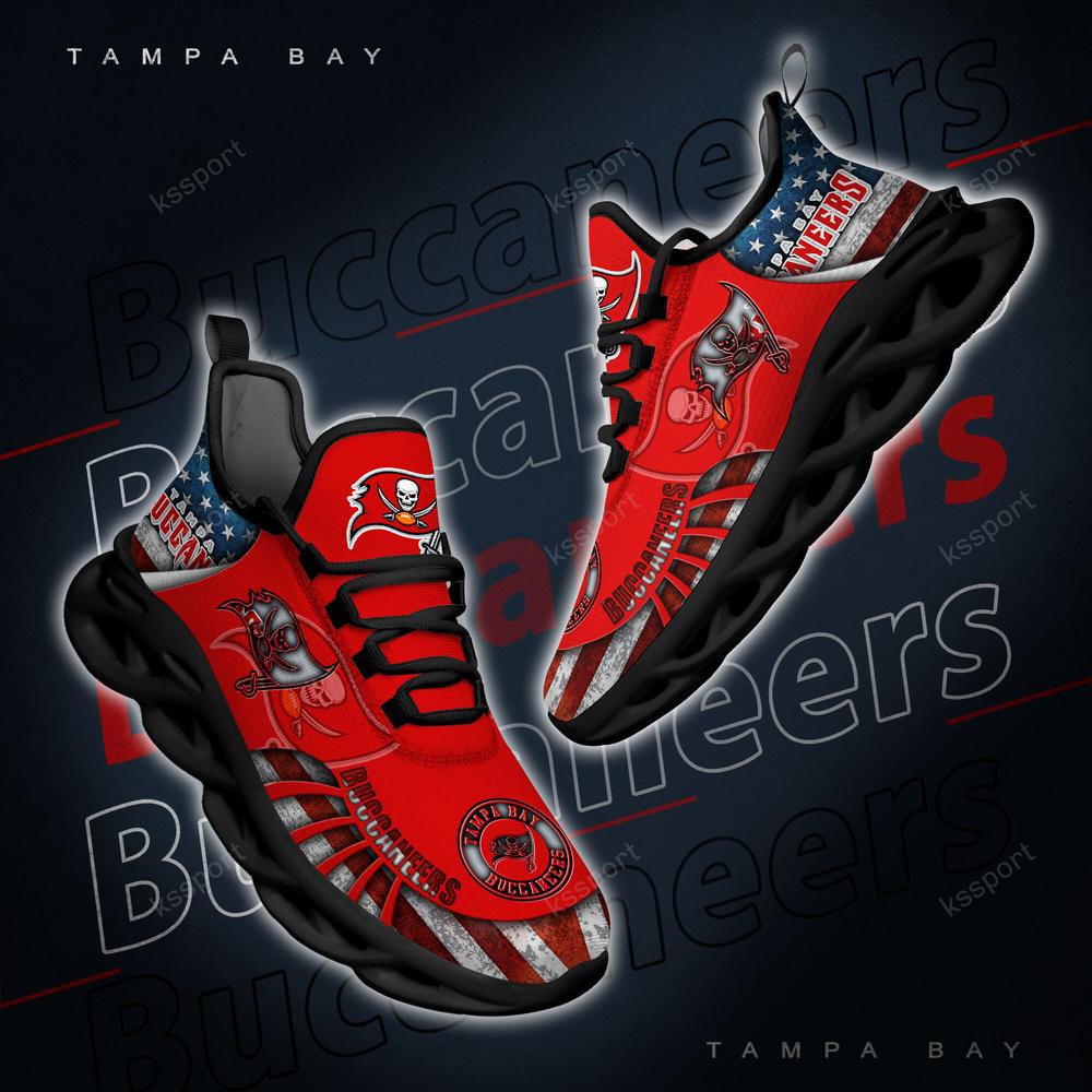 Ideafootwear Tampa Bay Buccaneers Max Soul Shoes Sneakers For Men And Women 11
