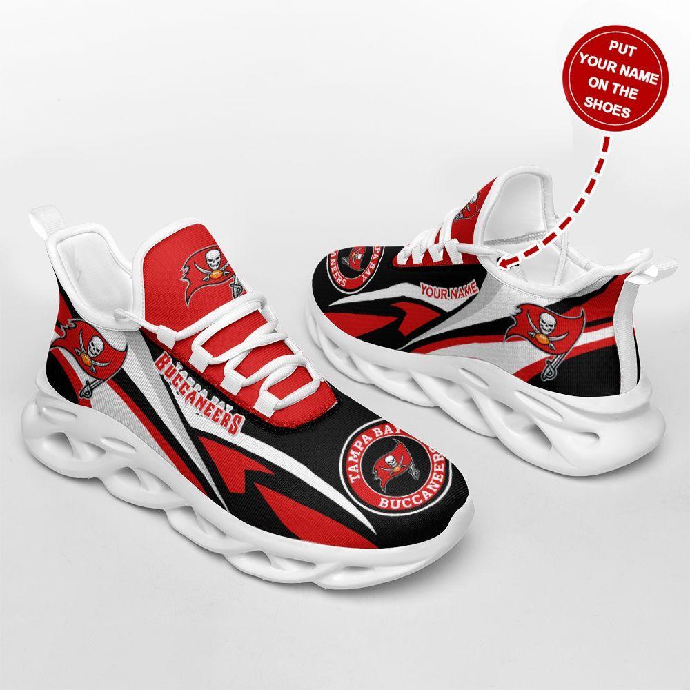 Ideafootwear Tampa Bay Buccaneers Max Soul Shoes Sneakers For Men And Women 36