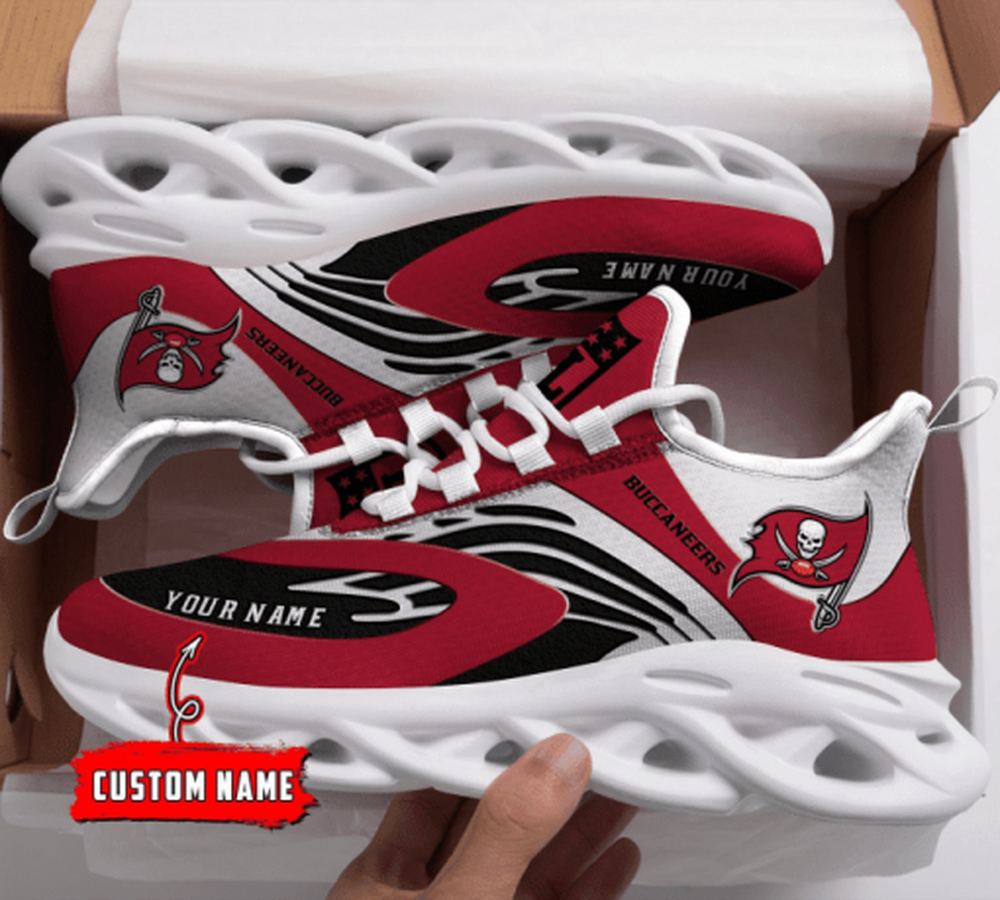 Ideafootwear Tampa Bay Buccaneers Max Soul Shoes Sneakers For Men And Women 40