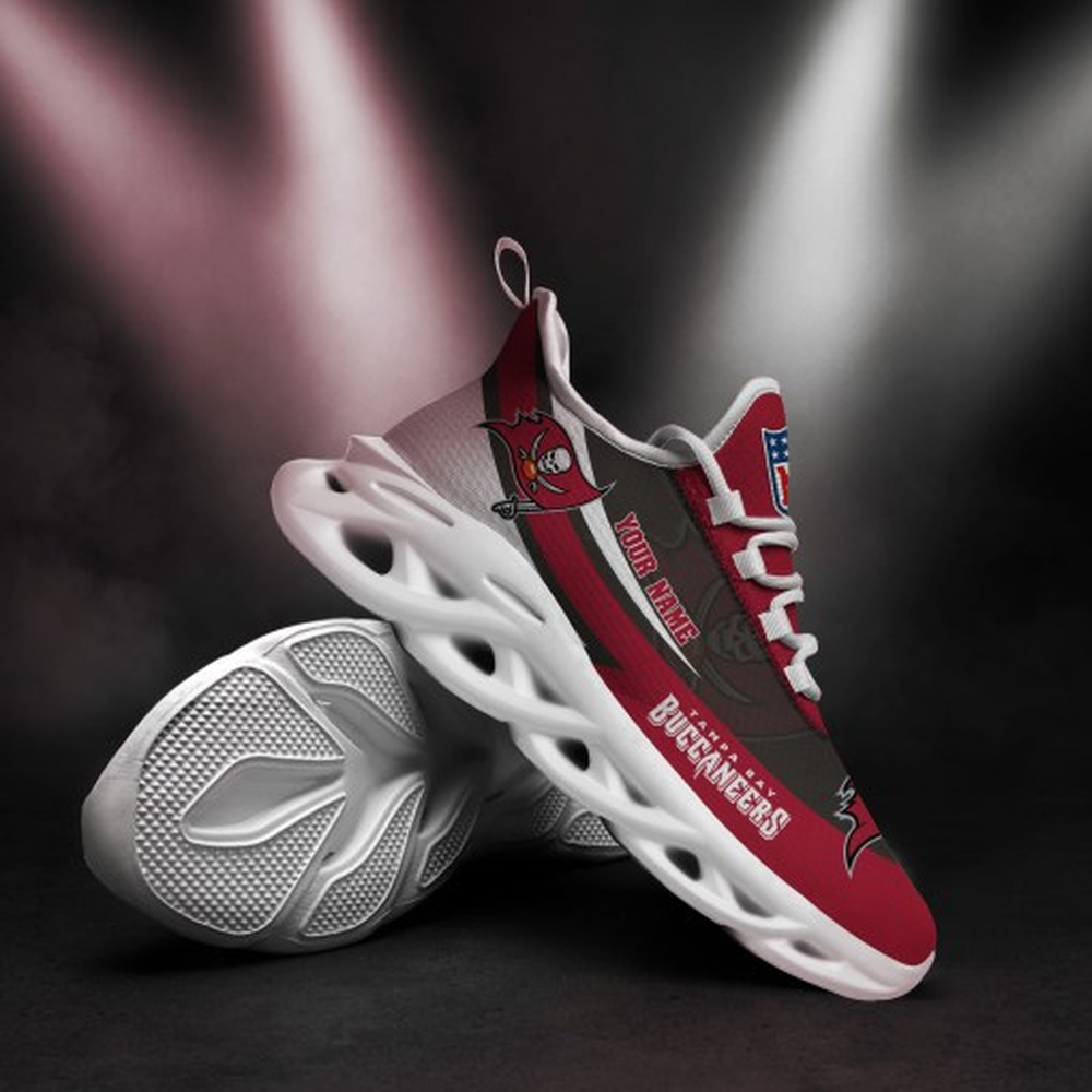 Ideafootwear Tampa Bay Buccaneers Max Soul Shoes Sneakers For Men And Women 46
