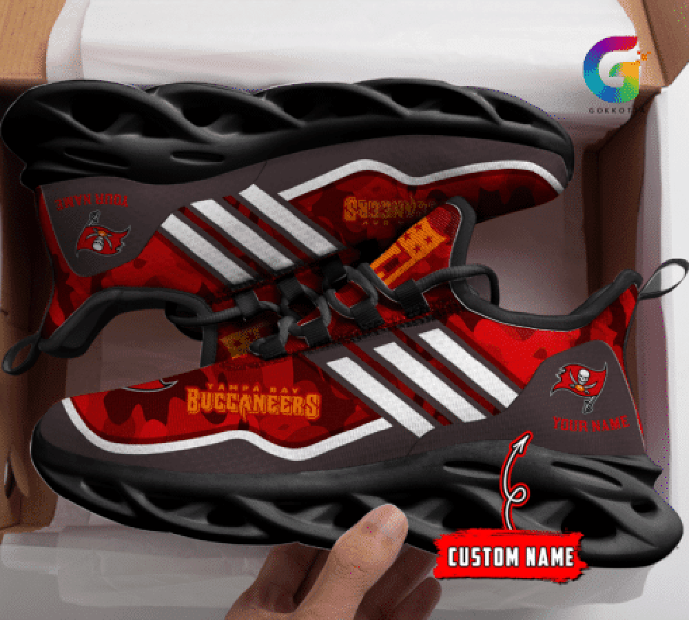 Ideafootwear Tampa Bay Buccaneers Max Soul Shoes Sneakers For Men And Women 32