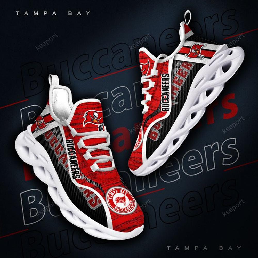 Ideafootwear Tampa Bay Buccaneers Max Soul Shoes Sneakers For Men And Women 16