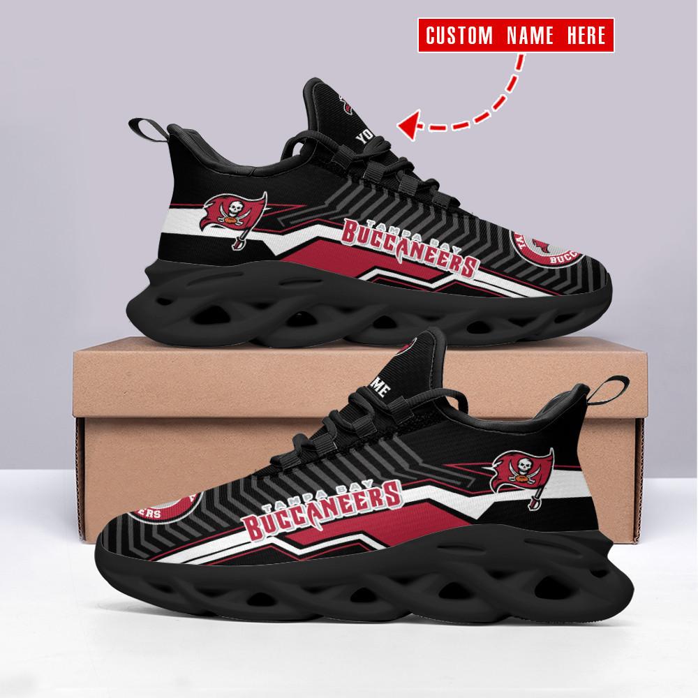 Ideafootwear Tampa Bay Buccaneers Max Soul Shoes Sneakers For Men And Women 37