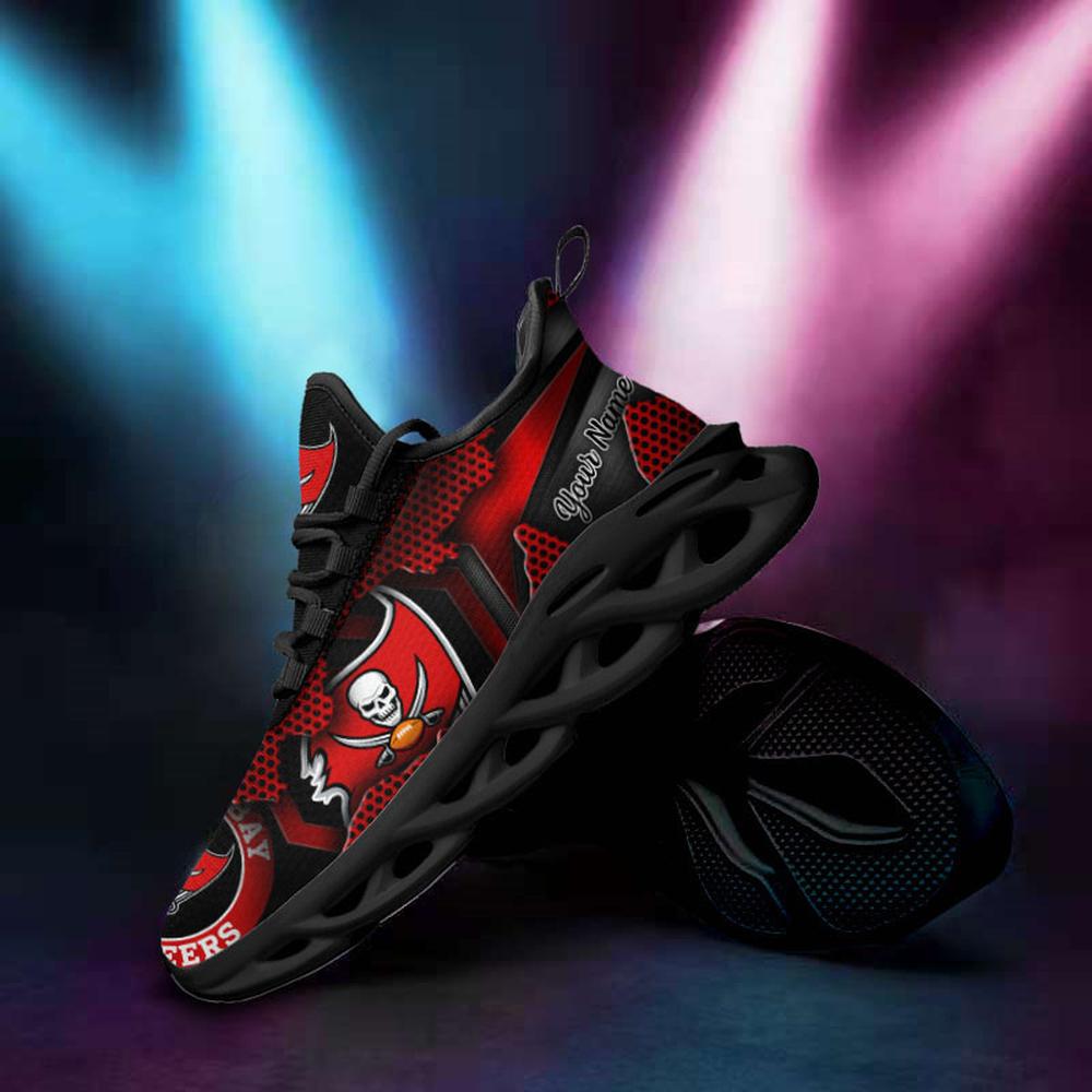 Ideafootwear Tampa Bay Buccaneers Max Soul Shoes Sneakers For Men And Women 35