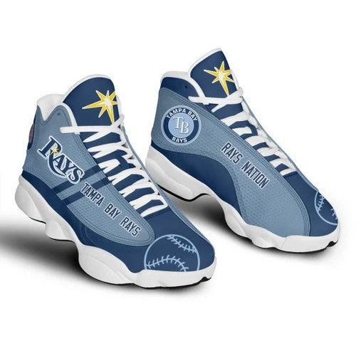 Ideafootwear Tampa Bay Rays AJ13 Sneakers Shoes For Men And Women 5