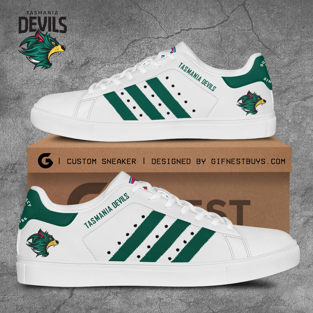 Ideafootwear Tasmania Devils FC Skate Stan Shoes Sneakes For Men And Women 1