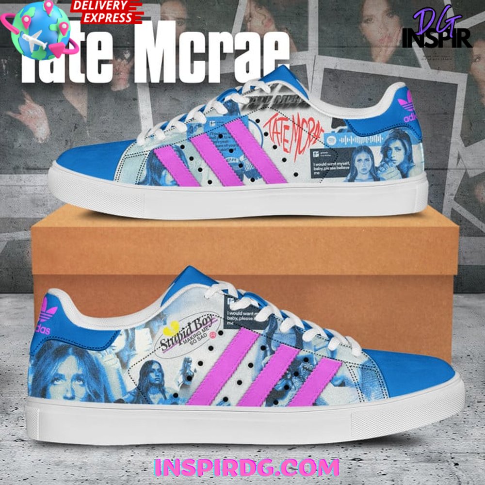 Ideafootwear Tate McRae Greedy Skate Stan Shoes Sneakes For Men And Women 1