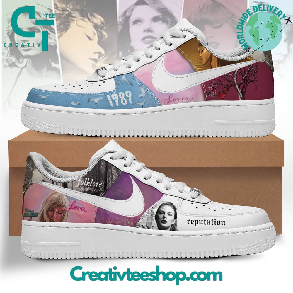 Ideafootwear Taylor Swift 1989  Air Low-Top Sneakers Shoes For Men And Women 1