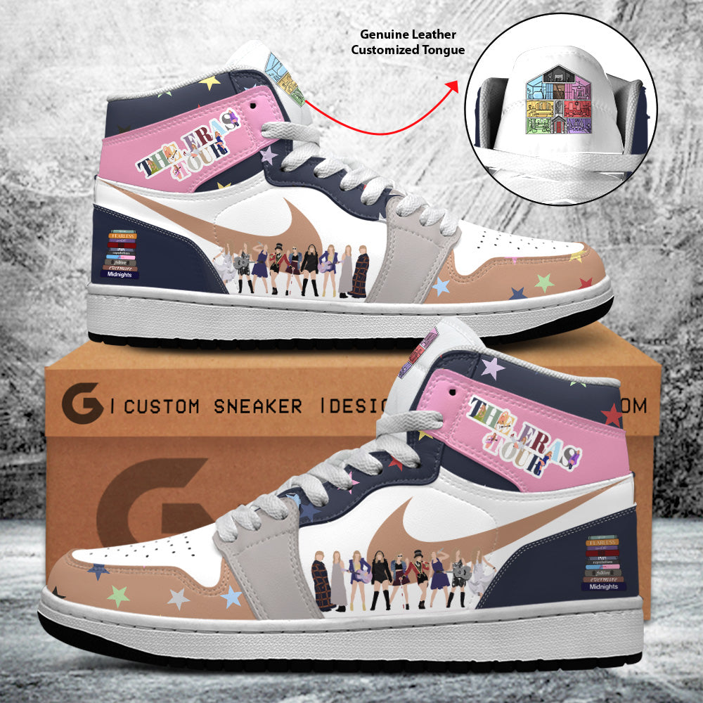 Ideafootwear Taylor Swift AJ1 High Sneakers Shoes For Men And Women 19