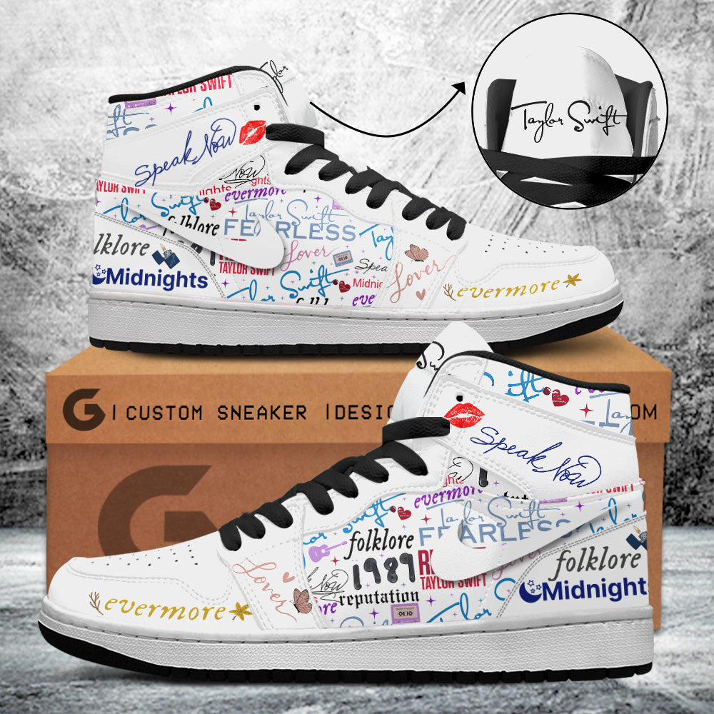 Ideafootwear Taylor Swift AJ1 High Sneakers Shoes For Men And Women 21