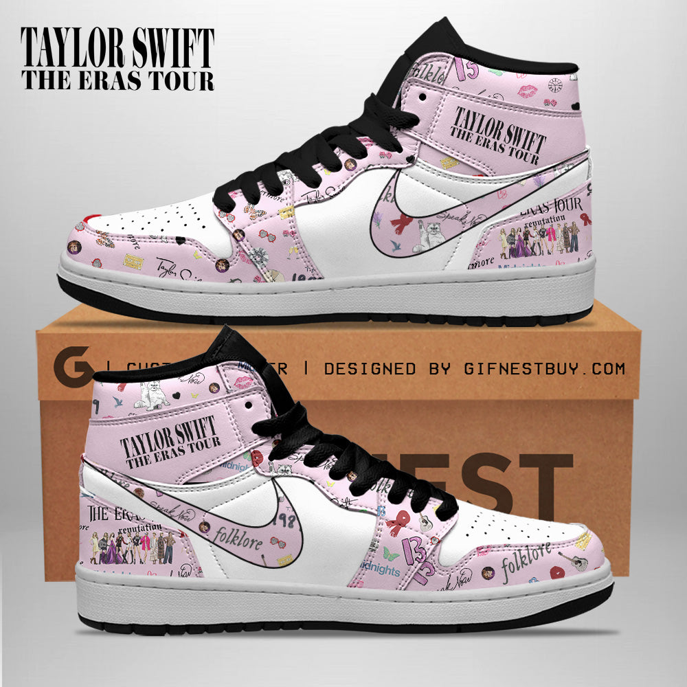 Ideafootwear Taylor Swift AJ1 High Sneakers Shoes For Men And Women 4