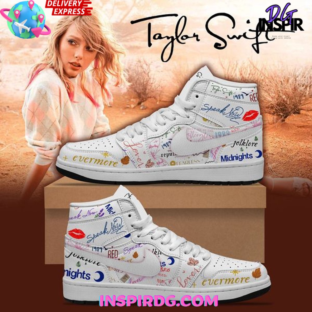 Ideafootwear Taylor Swift AJ1 High Sneakers Shoes For Men And Women 34