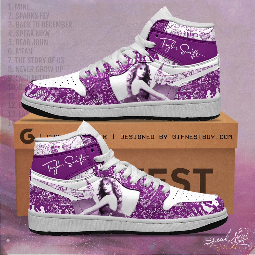 Ideafootwear Taylor Swift AJ1 High Sneakers Shoes For Men And Women 2