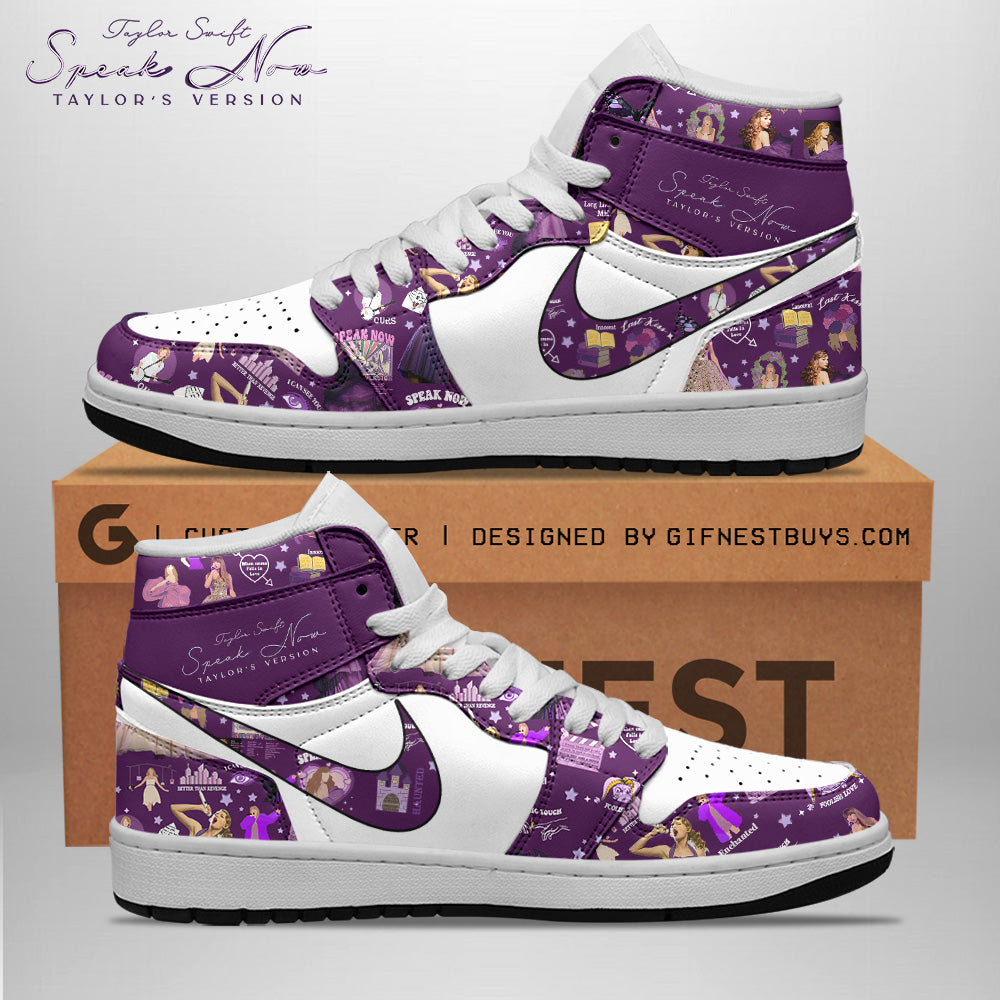 Ideafootwear Taylor Swift AJ1 High Sneakers Shoes For Men And Women 14