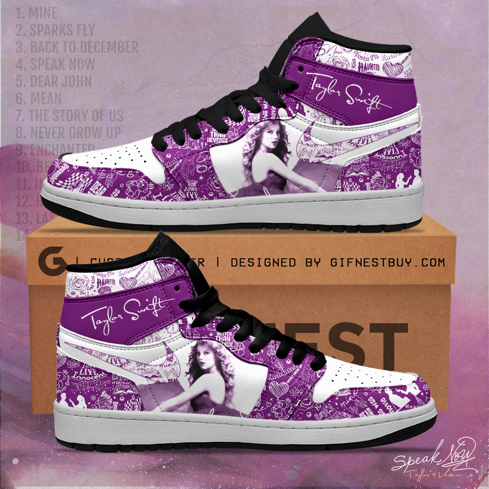 Ideafootwear Taylor Swift AJ1 High Sneakers Shoes For Men And Women 1