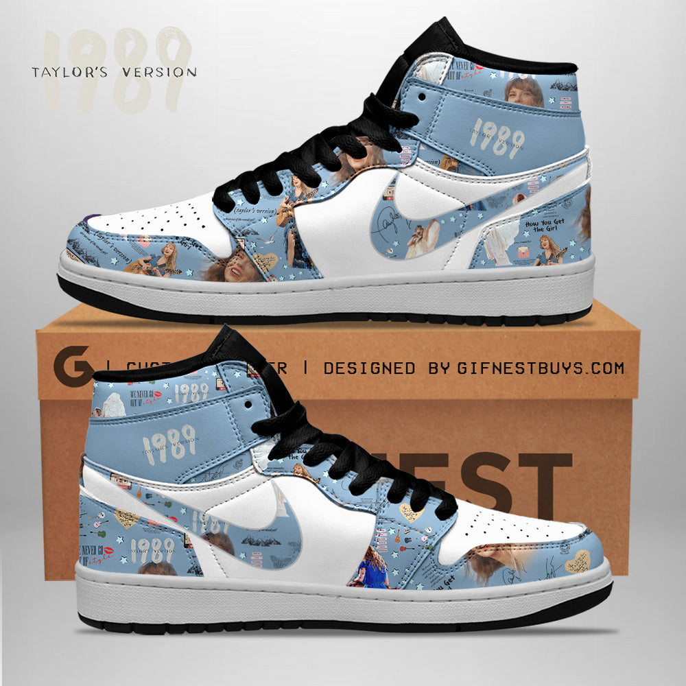 Ideafootwear Taylor Swift AJ1 High Sneakers Shoes For Men And Women 13