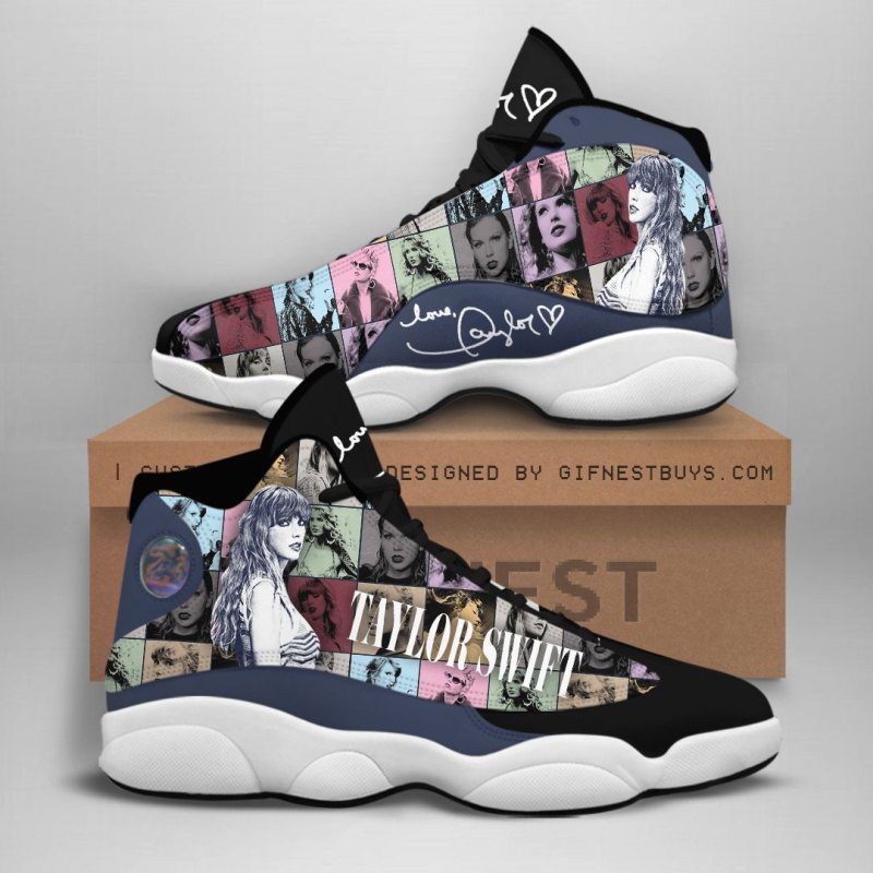 Ideafootwear Taylor Swift AJ13 Sneakers Shoes For Men And Women 4