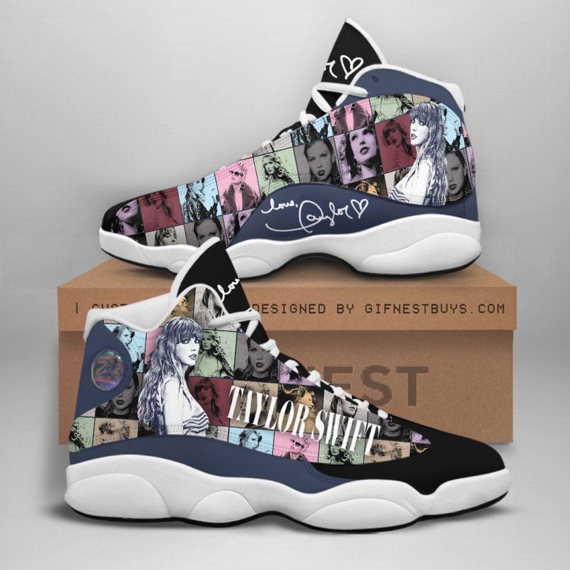 Ideafootwear Taylor Swift AJ13 Sneakers Shoes For Men And Women 4