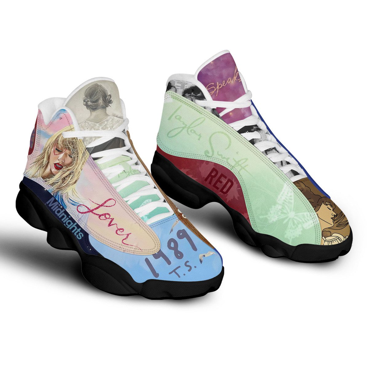 Ideafootwear Taylor Swift AJ13 Sneakers Shoes For Men And Women 2
