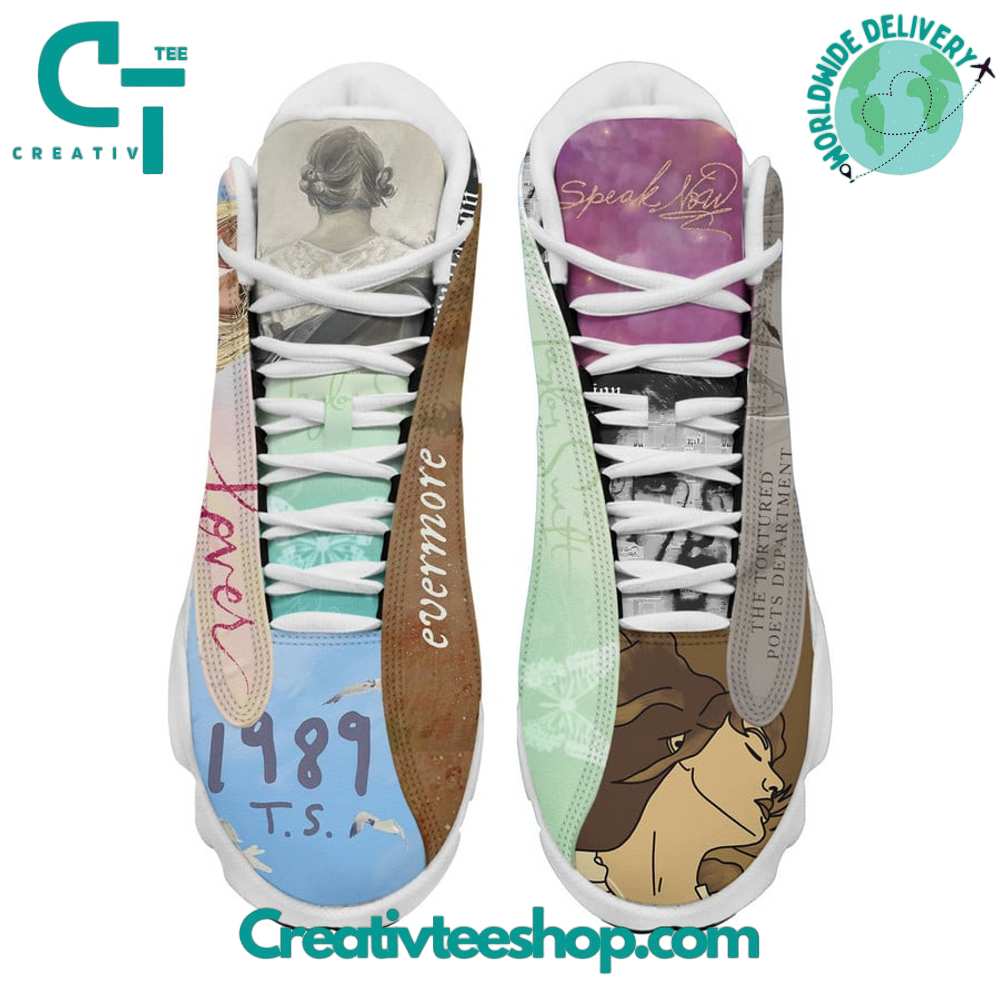 Ideafootwear Taylor Swift Lover  AJ13 Sneakers Shoes For Men And Women 1