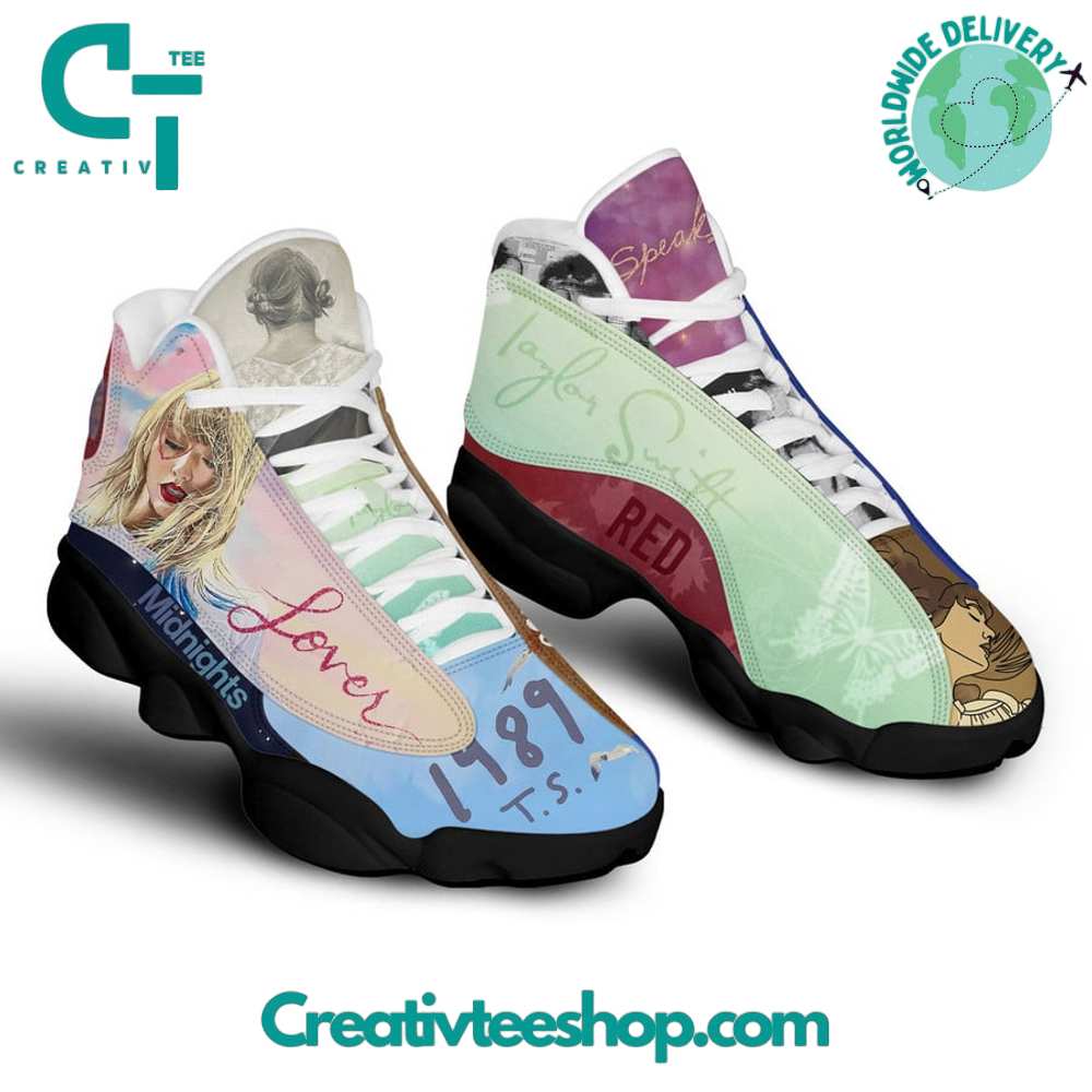 Ideafootwear Taylor Swift Lover  AJ13 Sneakers Shoes For Men And Women 1