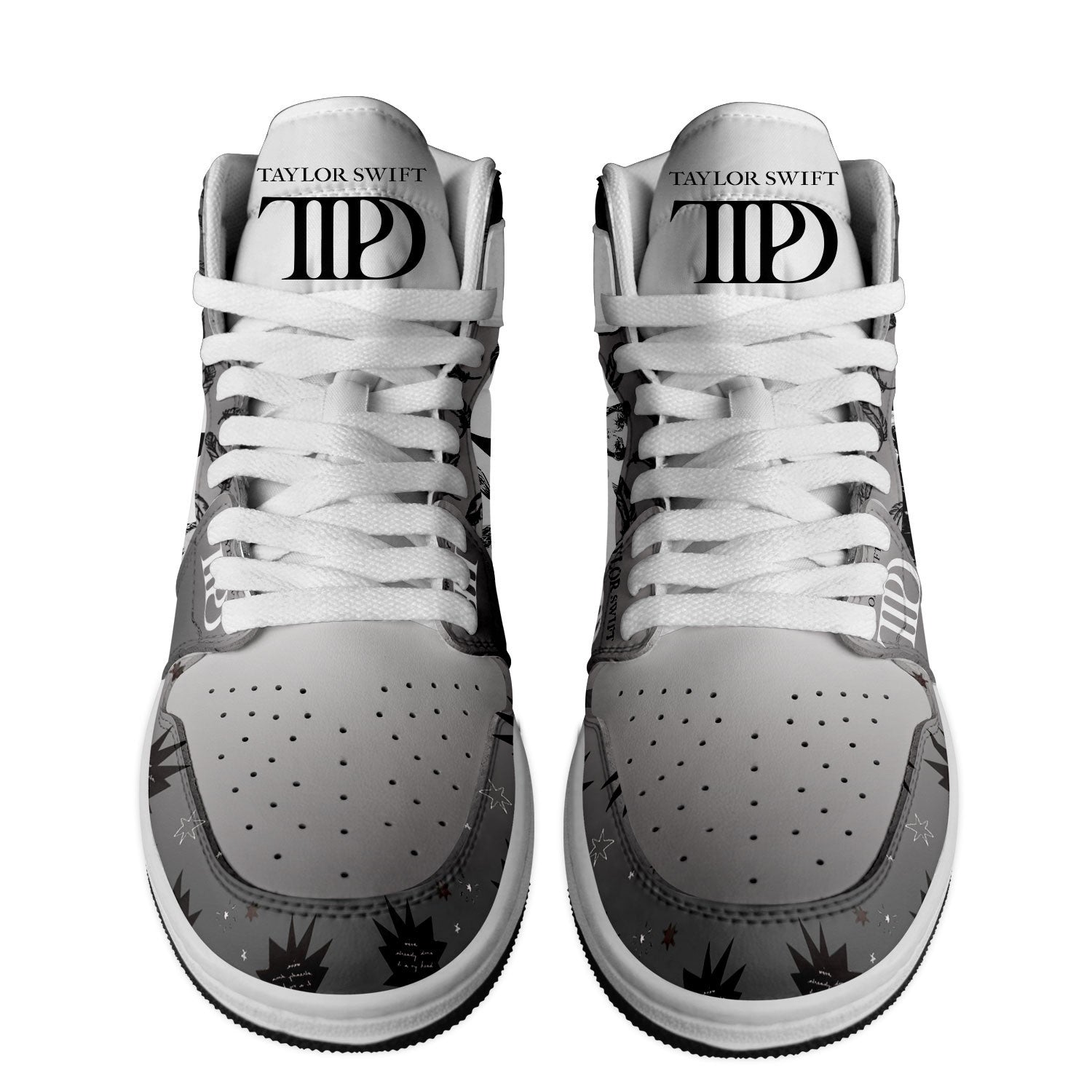 Ideafootwear Taylor Swift AJ1 High Sneakers Shoes For Men And Women 40