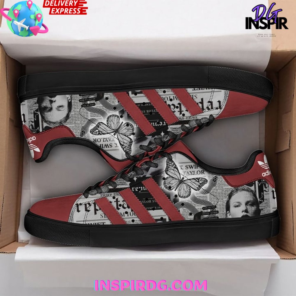 Ideafootwear Taylor Swift Skate Stan Shoes Sneakes For Men And Women 6