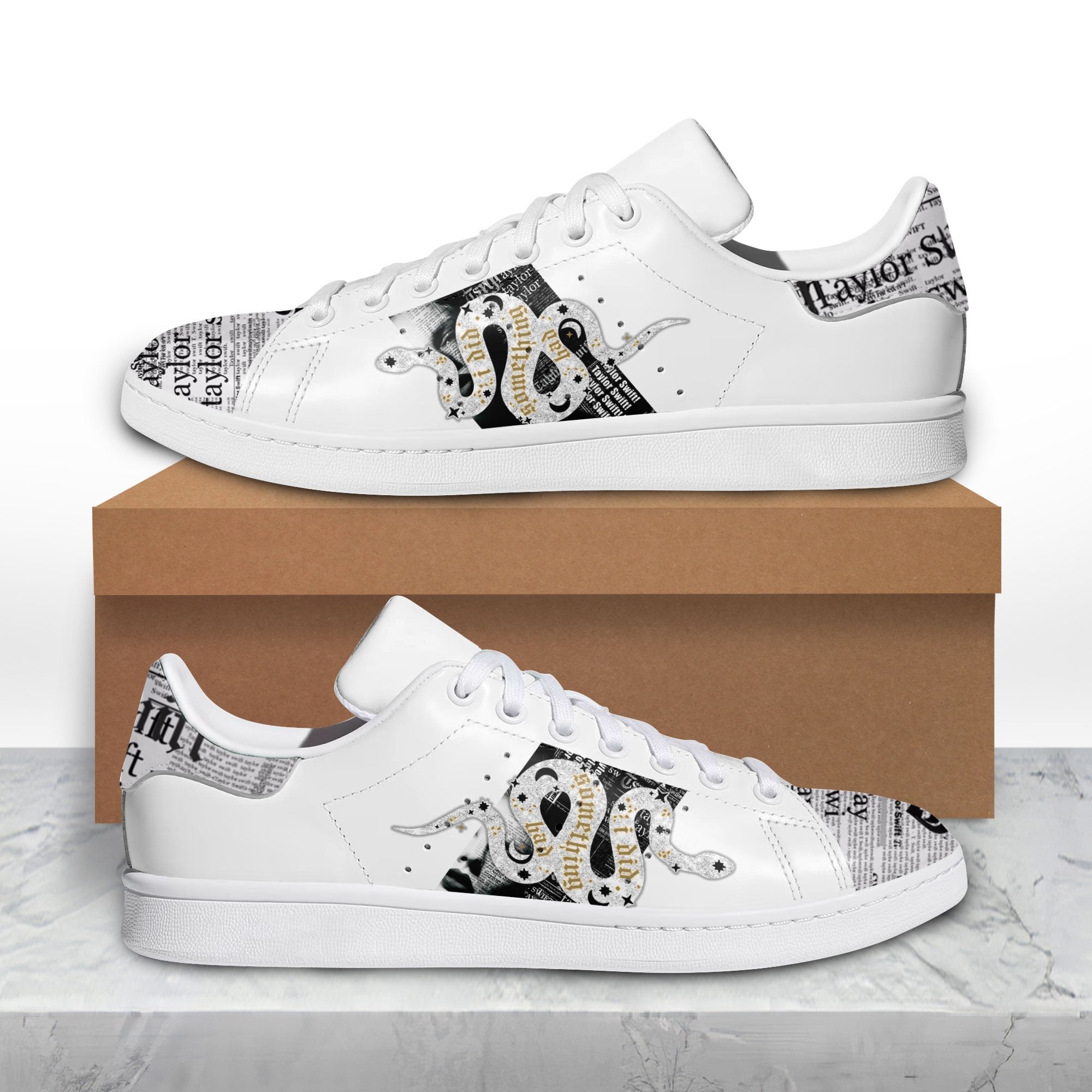 Ideafootwear Taylor Swift Skate Stan Shoes Sneakes For Men And Women 7