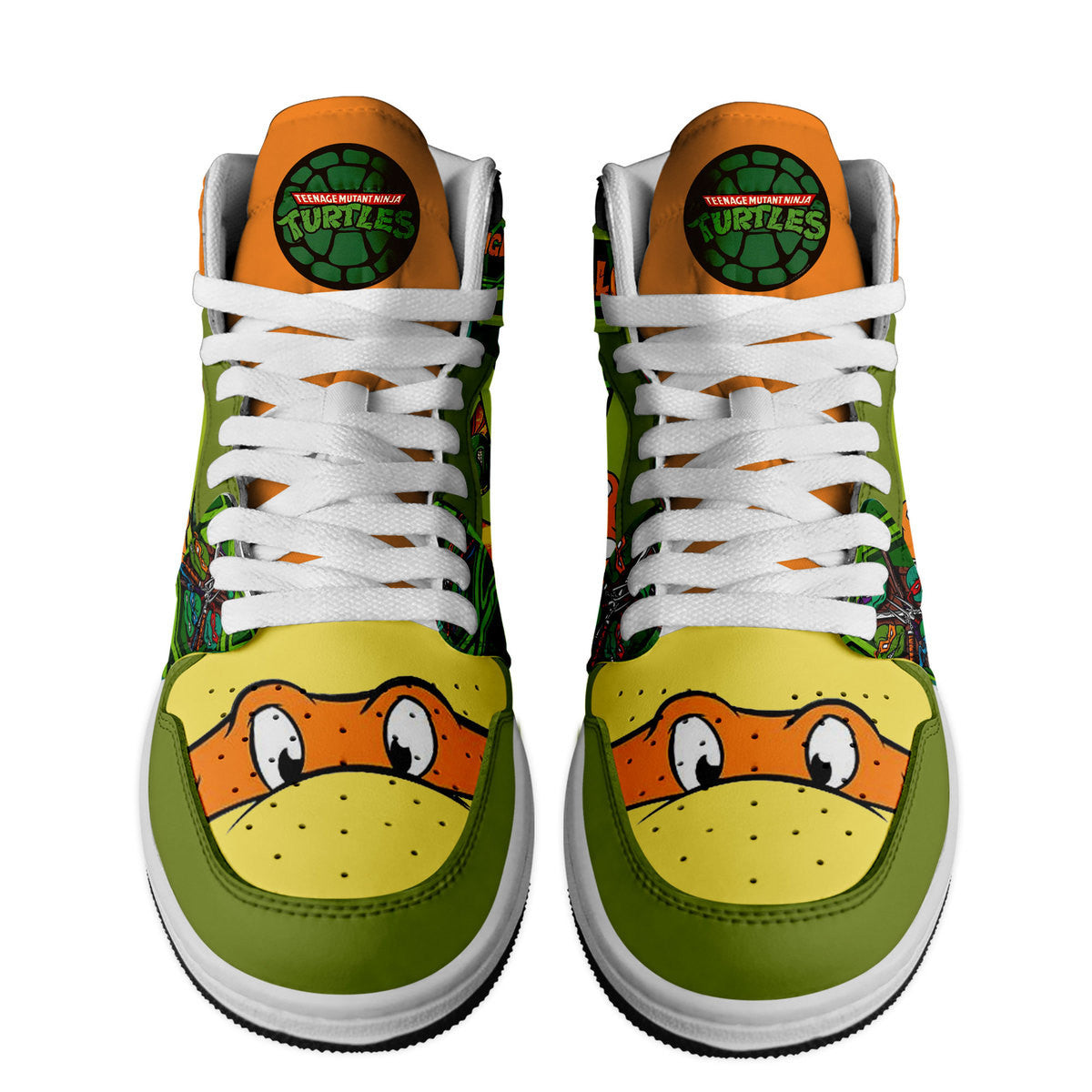 Ideafootwear Teenage Mutant Ninja Turtles AJ1 High Sneakers Shoes For Men And Women 3
