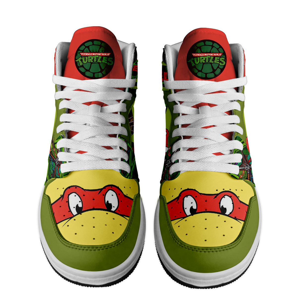 Ideafootwear Teenage Mutant Ninja Turtles AJ1 High Sneakers Shoes For Men And Women 4