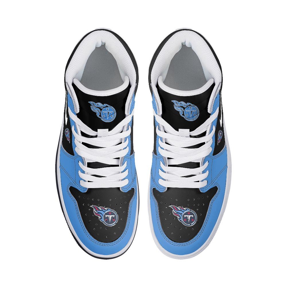 Ideafootwear Tennessee Titans AJ1 High Sneakers Shoes For Men And Women 11