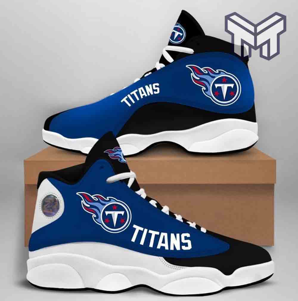 Ideafootwear Tennessee Titans AJ13 Sneakers Shoes For Men And Women 5