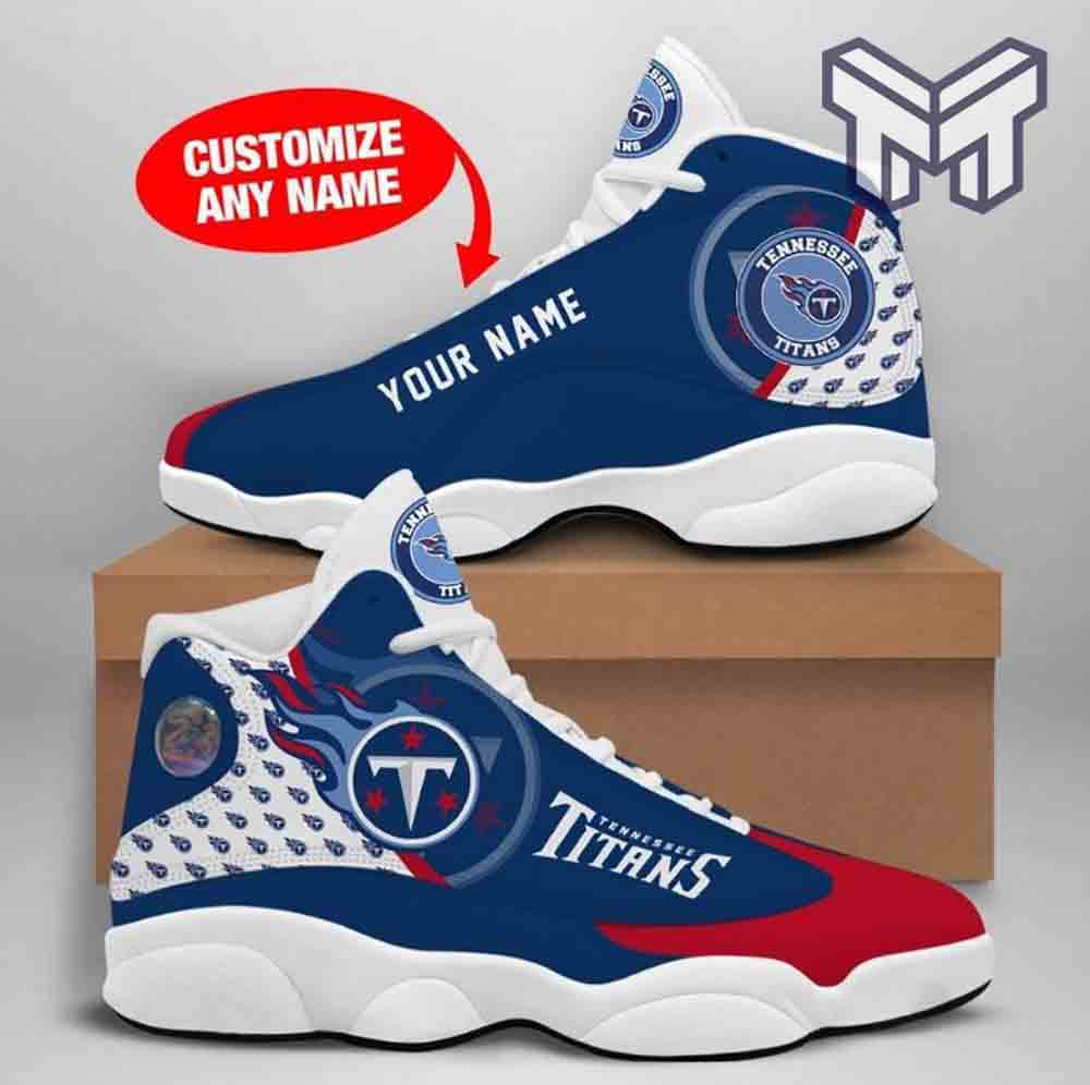 Ideafootwear Tennessee Titans AJ13 Sneakers Shoes For Men And Women 1
