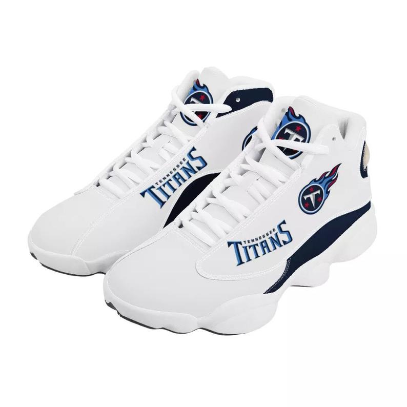 Ideafootwear Tennessee Titans AJ13 Sneakers Shoes For Men And Women 12