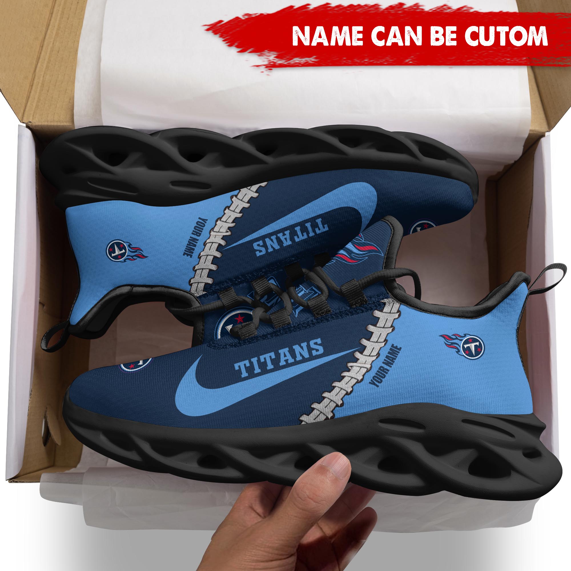Ideafootwear Tennessee Titans Max Soul Shoes Sneakers For Men And Women 1