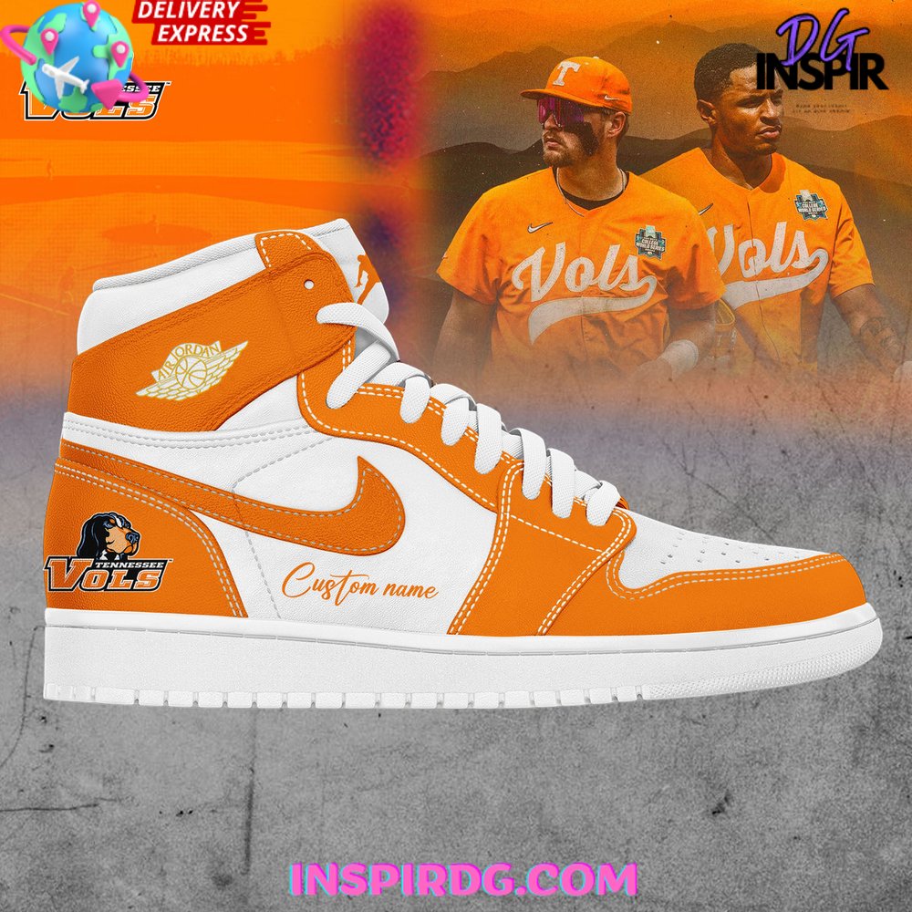 Ideafootwear Tennessee Vols AJ1 High Sneakers Shoes For Men And Women 1