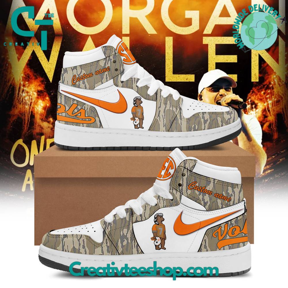 Ideafootwear Tennessee Volunteers AJ1 High Sneakers Shoes For Men And Women 14