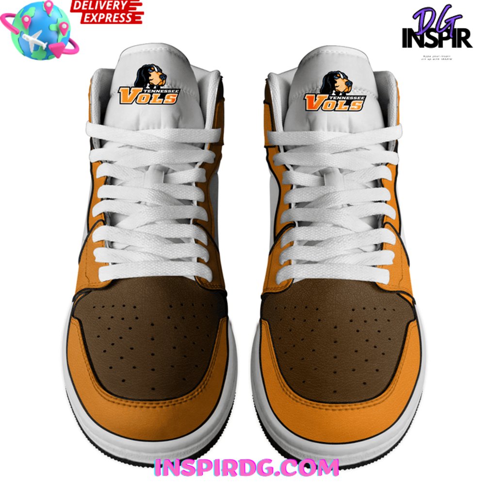 Ideafootwear Tennessee Volunteers AJ1 High Sneakers Shoes For Men And Women 12