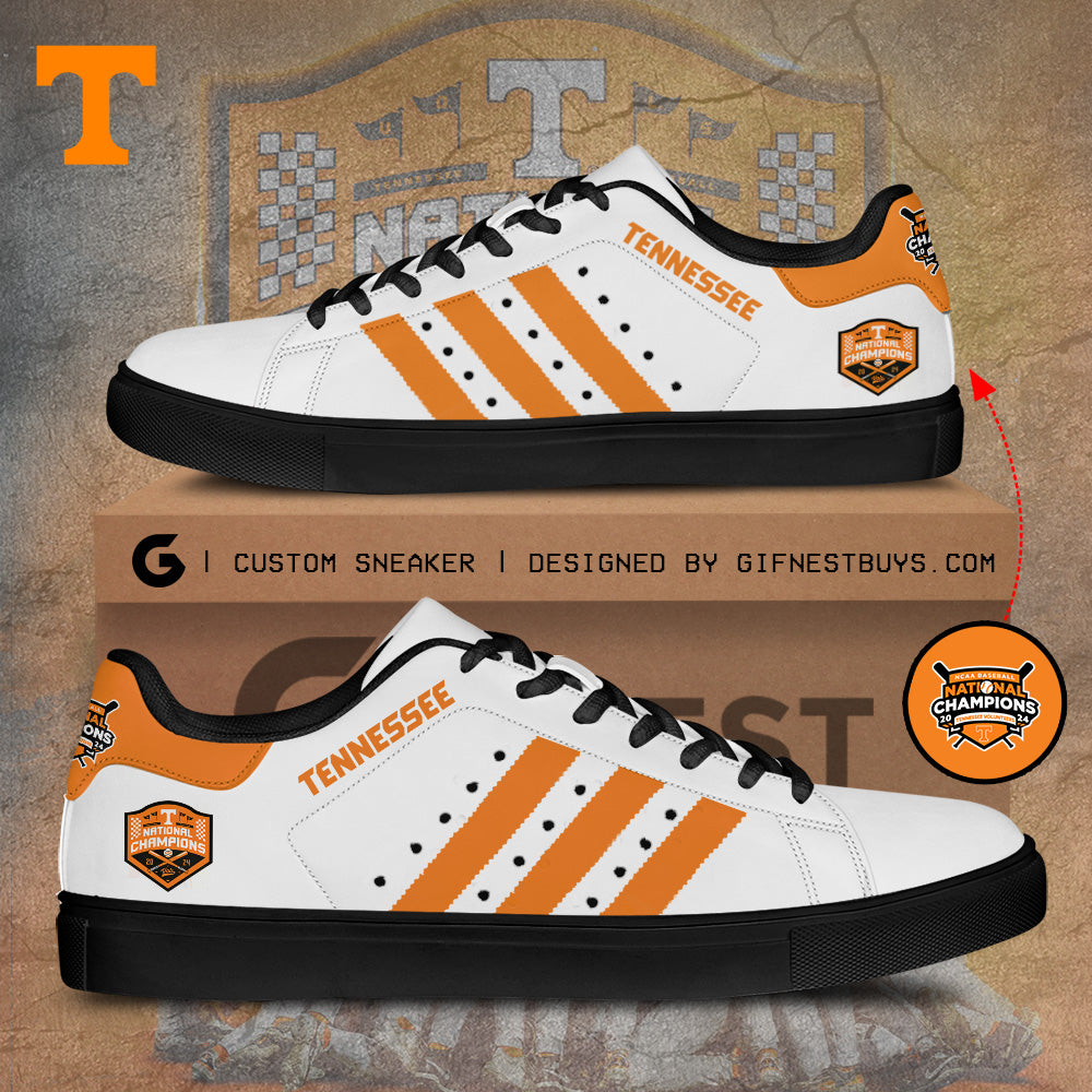 Ideafootwear Tennessee Volunteers Skate Stan Shoes Sneakes For Men And Women 6
