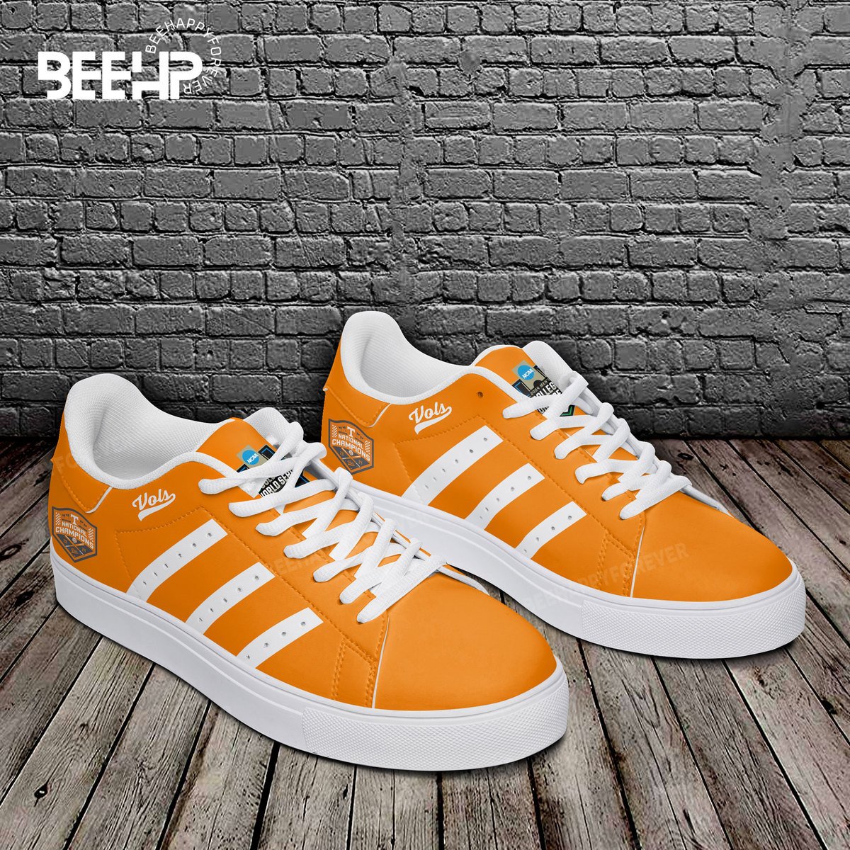 Ideafootwear Tennessee Volunteers Skate Stan Shoes Sneakes For Men And Women 7