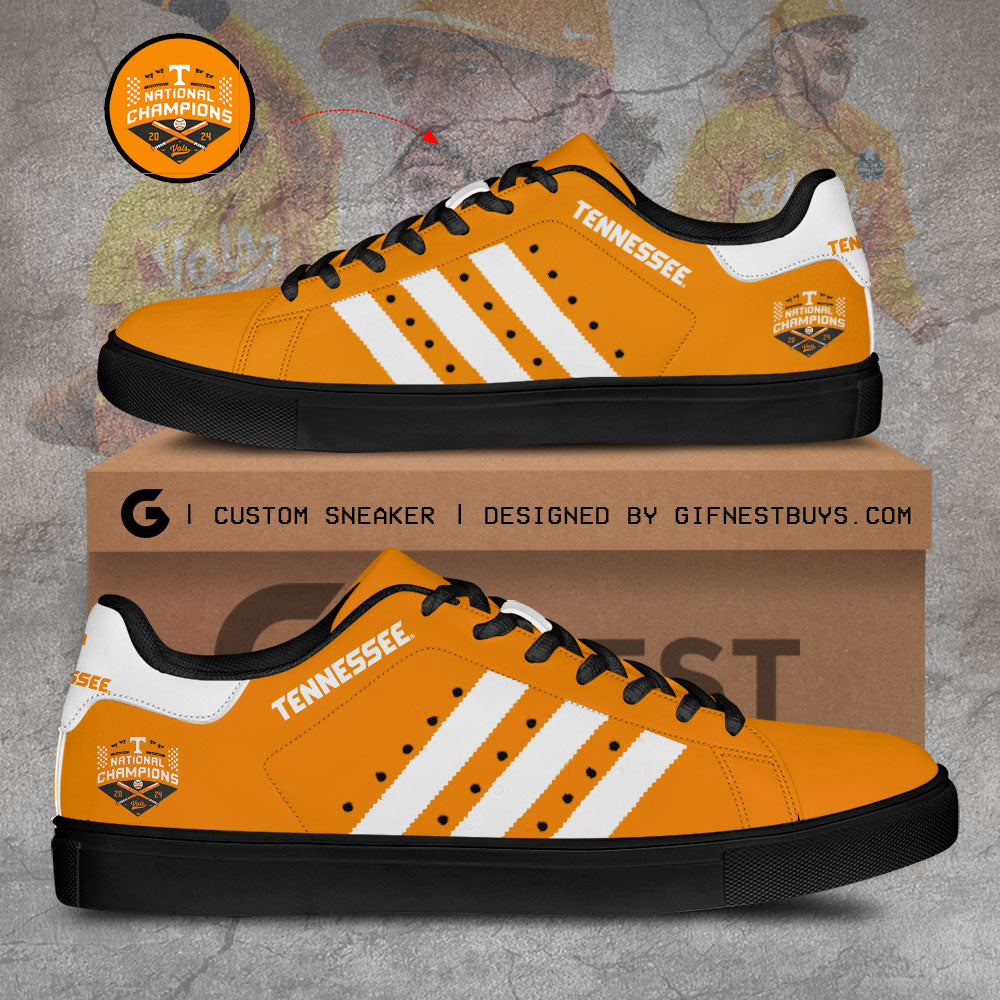 Ideafootwear Tennessee Volunteers Skate Stan Shoes Sneakes For Men And Women 3