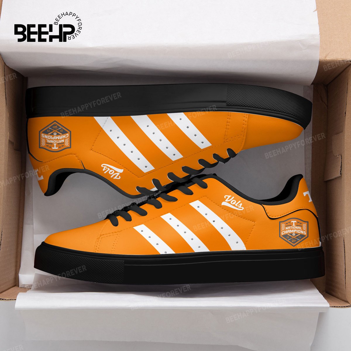 Ideafootwear Tennessee Volunteers Skate Stan Shoes Sneakes For Men And Women 7