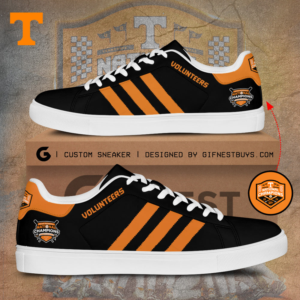 Ideafootwear Tennessee Volunteers Skate Stan Shoes Sneakes For Men And Women 5