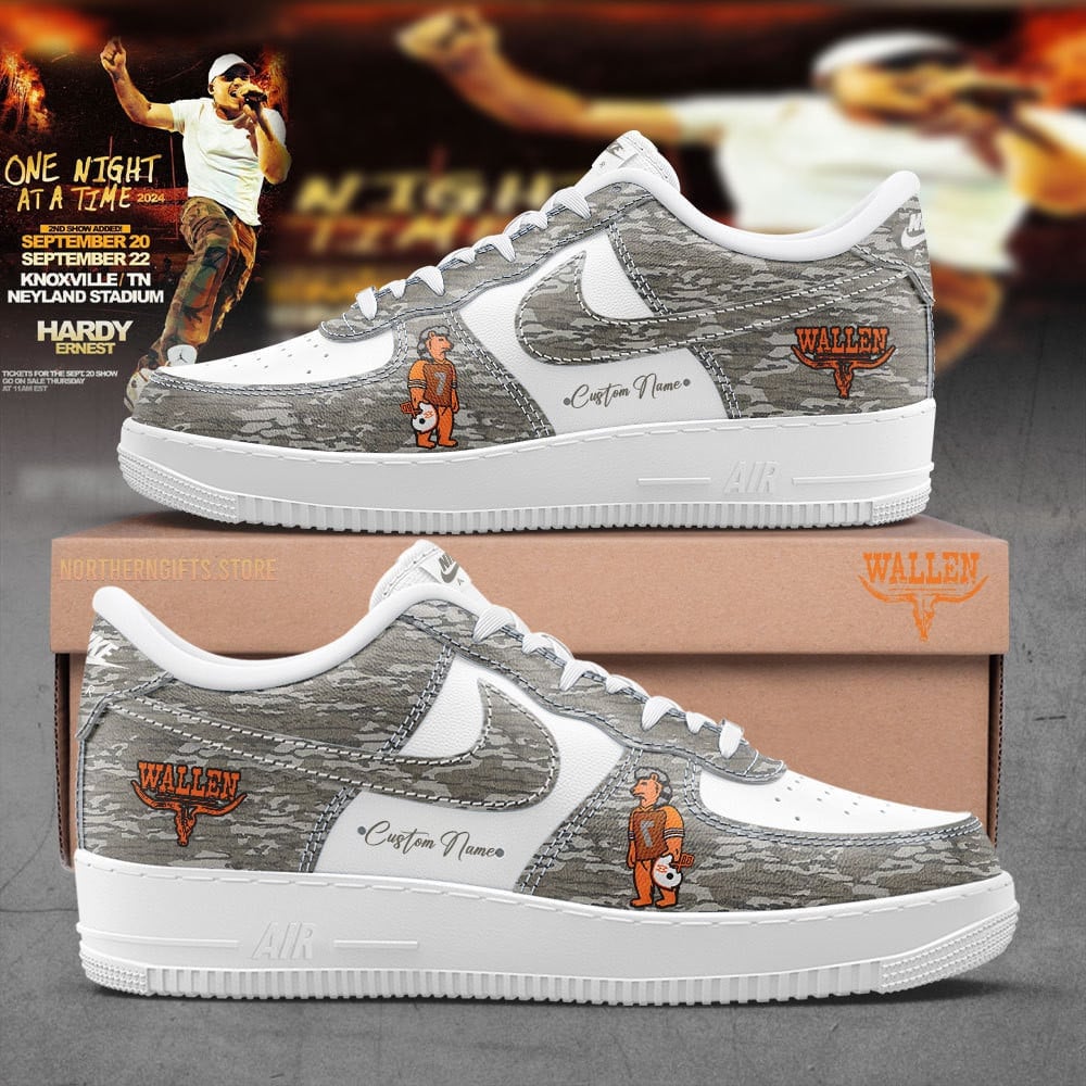 Ideafootwear Tennessee Volunteers x Morgan Wallen Air Low-Top Sneakers Shoes For Men And Women 1