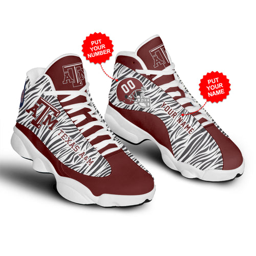 Ideafootwear Texas A&amp;M Aggies AJ13 Sneakers Shoes For Men And Women 1