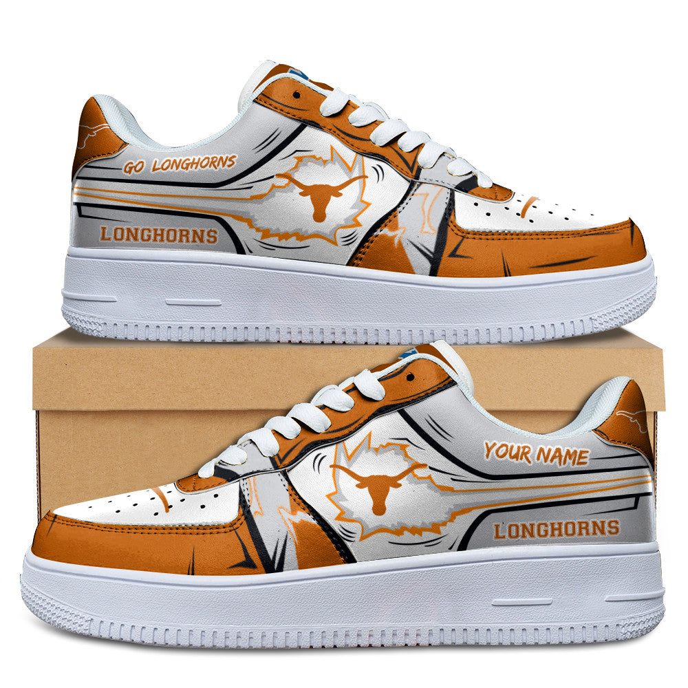 Ideafootwear Texas Longhorns Air Low-Top Sneakers Shoes For Men And Women 3