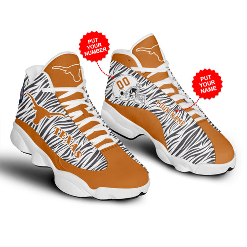 Ideafootwear Texas Longhorns AJ13 Sneakers Shoes For Men And Women 2