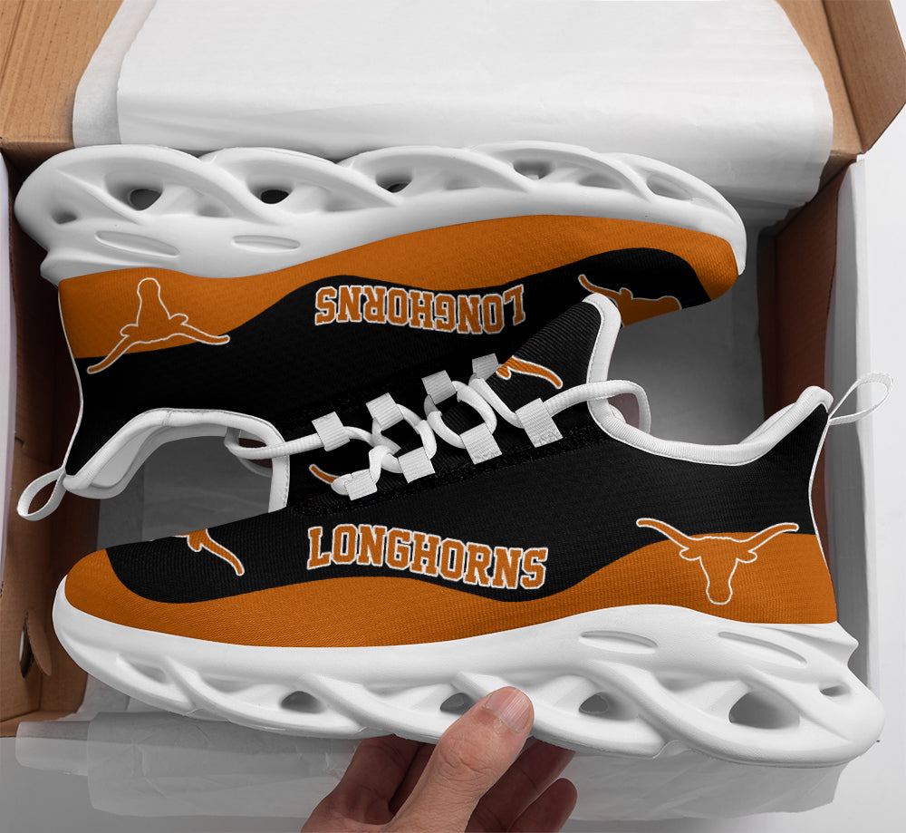 Ideafootwear Texas Longhorns Max Soul Shoes Sneakers For Men And Women 6
