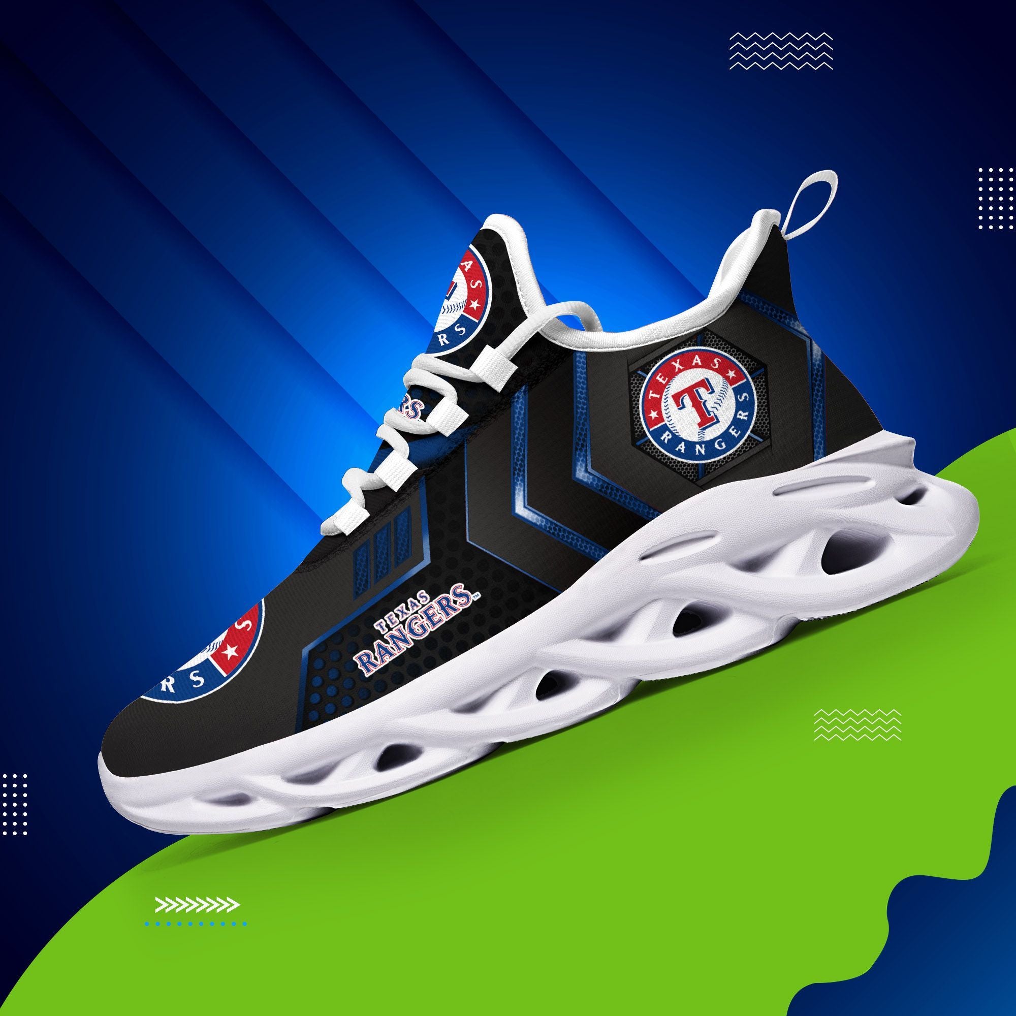 Ideafootwear Texas Rangers Max Soul Shoes Sneakers For Men And Women 1